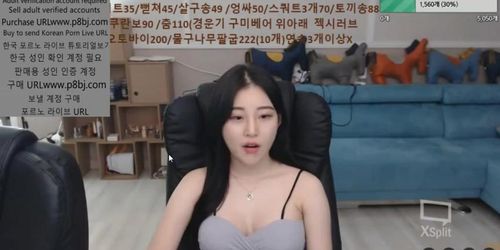 The milky anchor live broadcasts the first episode of bj at home