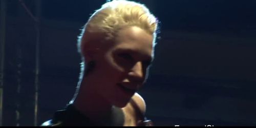 Two Wild Sluts Enjoy Lesbian Sex on the Stage
