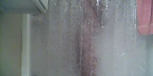 Hot young couple in the shower