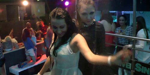 DRUNKSEXORGY - Horny pornstars fuck in club