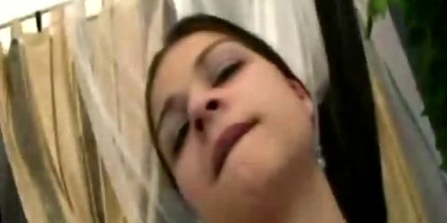 Young brunette wife taking the turns fucking husband asshole