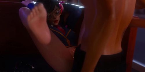 D.Va Anal Fucked (Animation W/Sound)