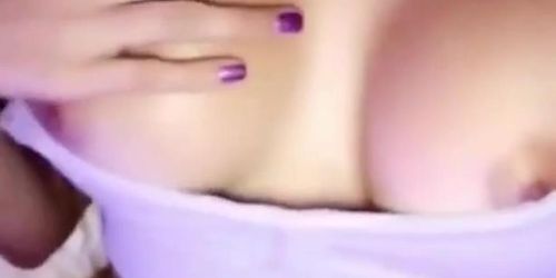 Sexy girl lonely masturbates her pussy