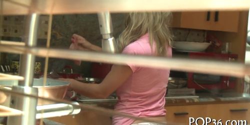 Cute teen babe sucks dick - video 34