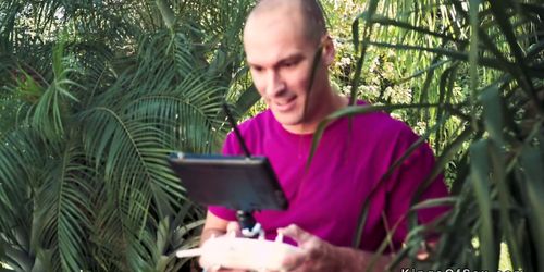 Dude spying neighbor Milf with drone (Heather Vahn, Sean Lawless)