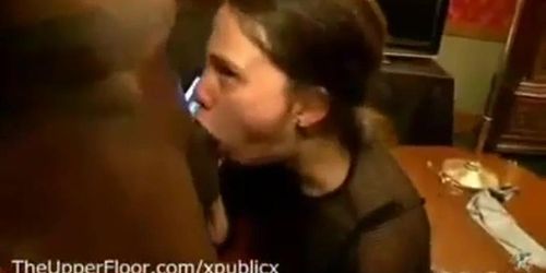 Bad bitch bbc deep throat