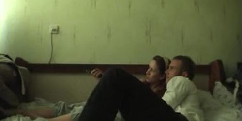 Amateur teens play an oral game