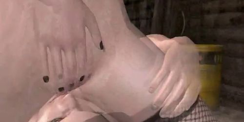 Yummy 3D cartoon redhead babe gets double teamed - video 1