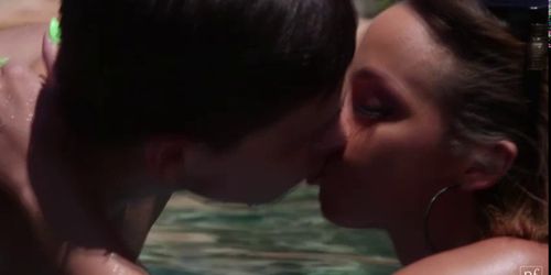 Jada Stevens gets banged outside for a change of scene