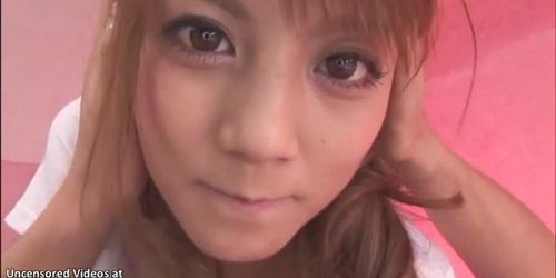 Japanese hot babe satisfies her man