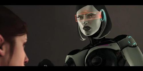 Robot pleases human girl - Tnaflix.com