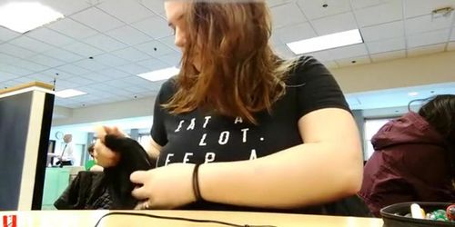 College Classroom T-Shirt Change