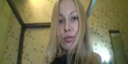 Blonde Russian chick Logan