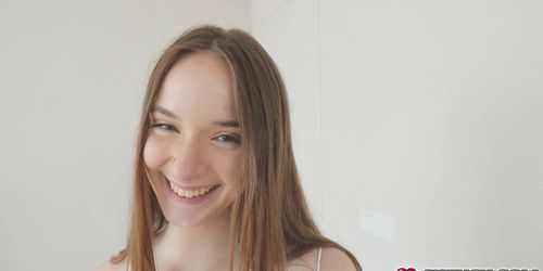 Hazel moans wildly as her step bro Jay pounds her tight twat (Pervy Guy)