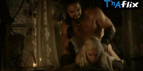 Emilia Clarke Breasts Scene  in Game Of Thrones