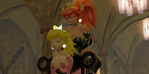 Peach X Bowsette (Fetish Fatale, Renata Daninsky)