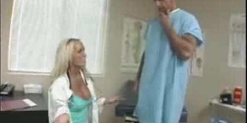 Busty Doctor Follows Her Patient Home