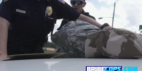 Horny cops searching for black military cocks to fuck them rough find one at a warehouse. Join us