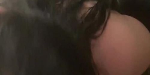 BBW cum slut swallows load after anal