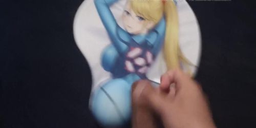 Samus Aran MOUSEPAD CUM TRIBUTE BUKKAKE SOP 1