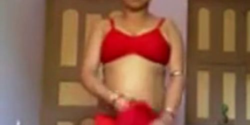 Hot Indian girl in nighty stripping