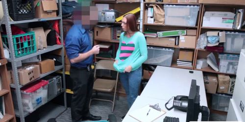 Shoplifter Teen Ornella Morgan gets decipline by LPs cock (Morgan Rodriguez)