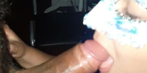 Homemade Blowjob And Ends In Her Mouth!