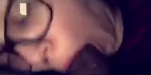 Tinder bitch sucked me up in the car