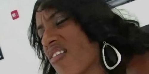 Black Chick Fucked With Big White Dick