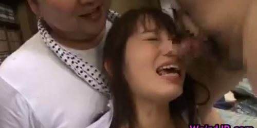 Mika osawa gets pounded by group of men part6