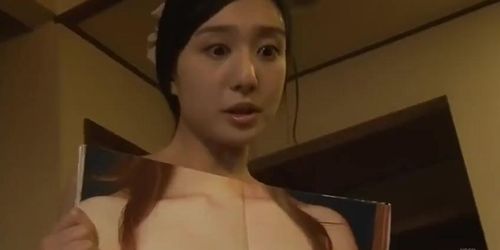 Japanese student pulls towel off teacher