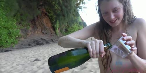 Elena Koshka - This was a day well spent at the beach, because you fucked on it