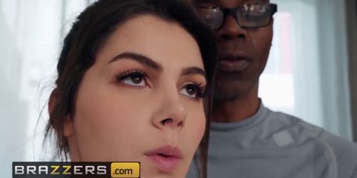 Brazzers - Thicc white yoga girl Valentina Nappi loves interracial anal