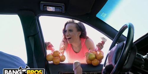 BANGBROS - Demi Sutra's Got Them Oranges, Sean Lawless Is Rockin' A Banana