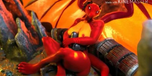 dragon fucked by a warrior