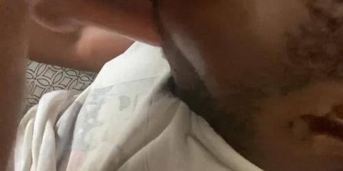 White Jock Gags Black Jock Throat And Drops His Load In His Mouth