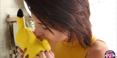 Hardcore sex action with Picachu and Horny Cece