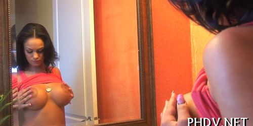 Fat rod enters her anal - video 18