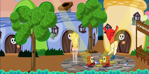 PEACH SEX GAME - Shy Guy Village