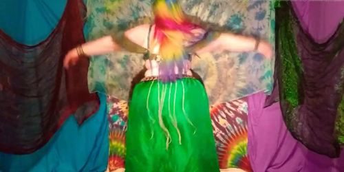 Gorgeous Thick PAWG Belly-Dancing and teasing