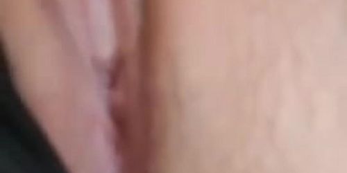 Long pink pussy lips masturbation