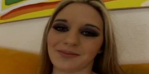 rubia adolescente mierda con bbc