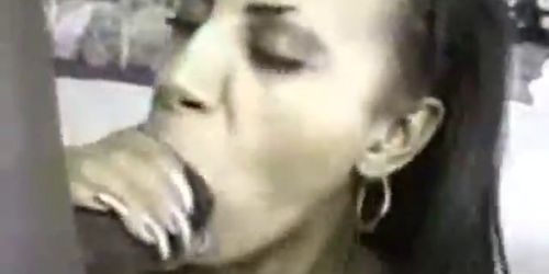 2 huge black cocks for her