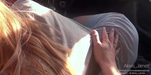 Slutty Gf Fuck In The Car And Suck My Cock And Balls / Love Her Big Ass