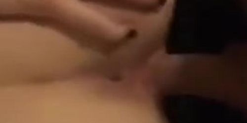 White girl fucks while bf at the store