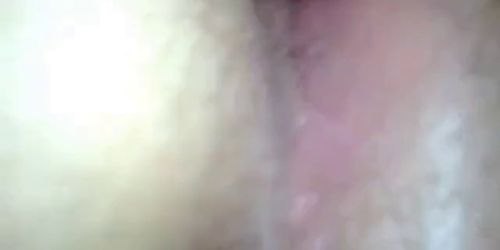 I hide my cum under her panties