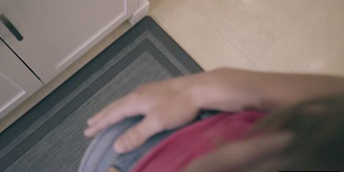 Cuban stepmom jerked my huge boner as a welcoming home
