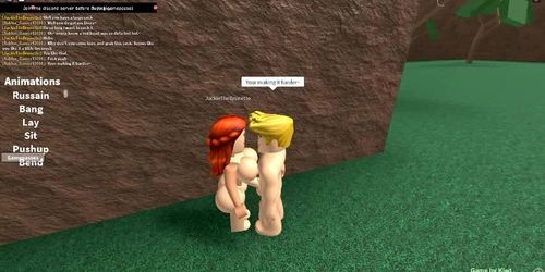 Screw Fat Ass Red Hair Chick In The Woods (Roblox)