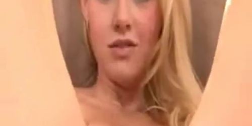 Angelic Y0ung Blonde Masturbating Hard - video 1
