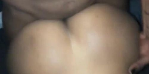 Slim Bubble Butt Lightskin Takes My Cock